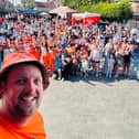 Tom Parol at the festival in aid of Rain Rescue last year 