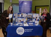 Citizens Advice Rotherham's director of business development Jamie Ashton (left) and Rotherham Opportunities College’s supported internship coordinator Angela Thursby