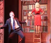 Franklin Hart Jr (Reece Sanders-Johnson) and Bethan Carter as DoraLee 