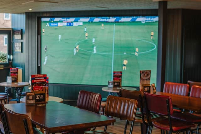Big sport screens at The Tabard
