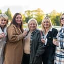 Racegoers at the Futurity Trophy Weekend 2025 at Doncaster Racecourse