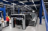 One of the Heidelberg Speedmaster XL106-8P printing presses