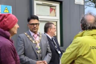 Mayor of Rotherham Cllr Haroon Rashid visits Rotherham Harriers