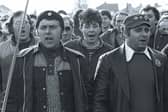 Cortonwood miners pictured marching back to work in 1985
