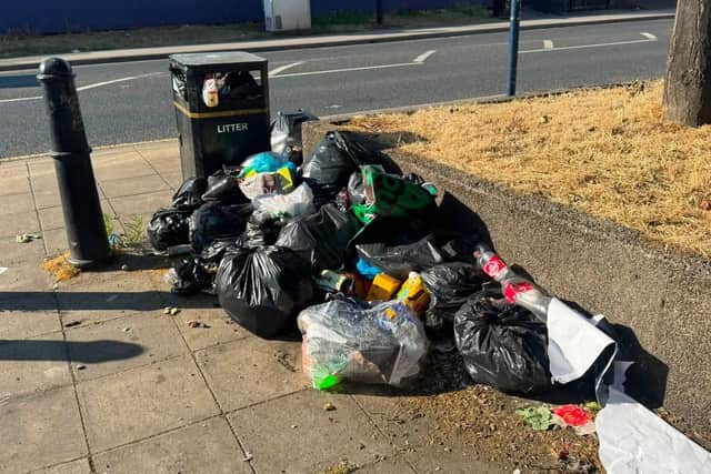Rubbish dumped in Eastwood