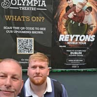 Aching knees didn't stop this Reytons superfan who travelled to Dublin to see band