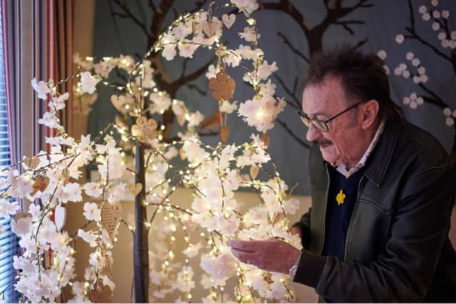 Paul Chuckle at Marie Curie in Glasgow 1