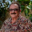 Paul Chuckle on the set of the Madame Blanc series