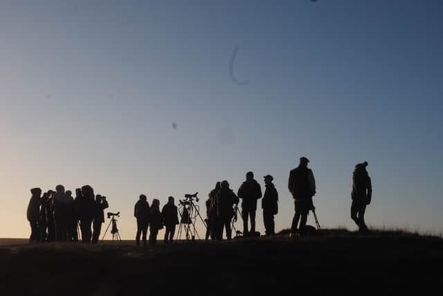 Sheffield Bird Study Group on a trip in the Peak District