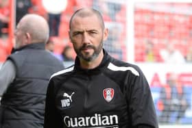 Assistant manager Wayne Carlisle who is in temporary charge at Rotherham United