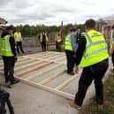 WILD TIME: T levels students designed, planned and constructed the new learning lodge