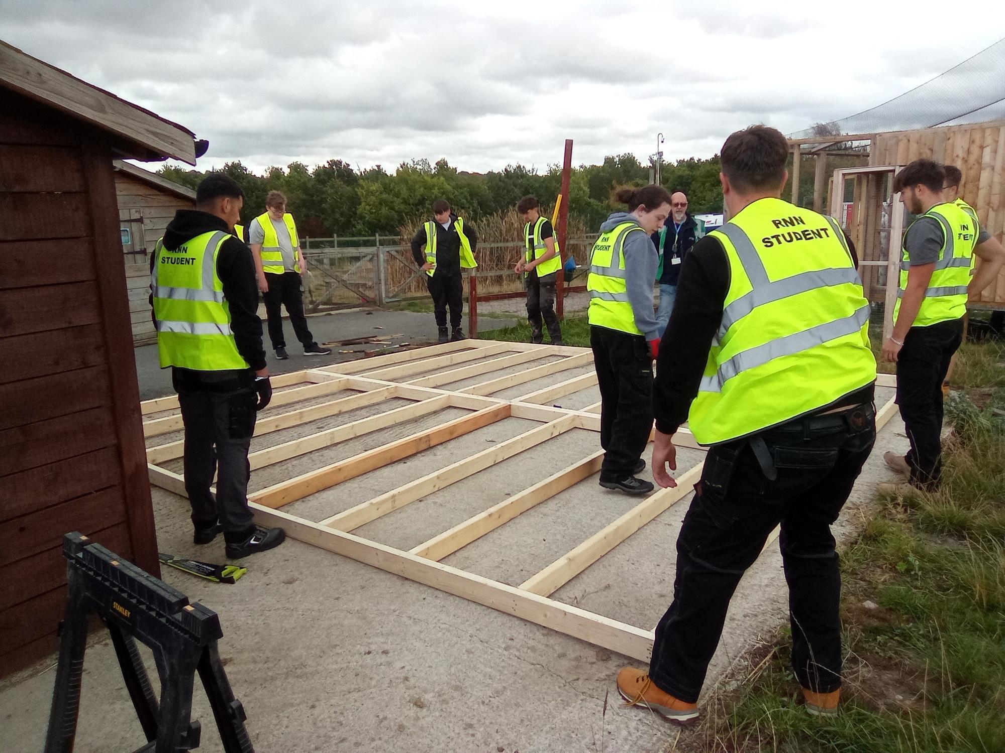 Construction students take a walk on the wild(life) side