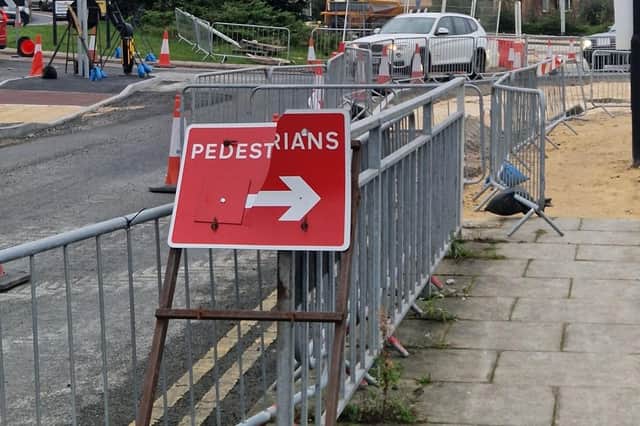 CYCLE LANE: Before it opened