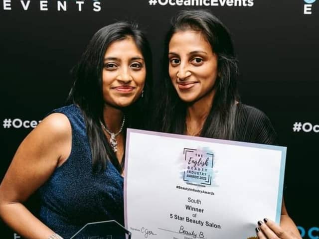 SISTER ACT: Award winners Neela and Reena