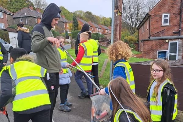 LITTER PICK: Georgie joins community clean-up