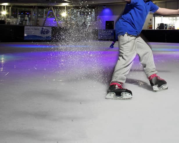 Pic: Shaun Flannery.
Doncaster Dome. The Ice Caps, the UK's only split-level ice rink.