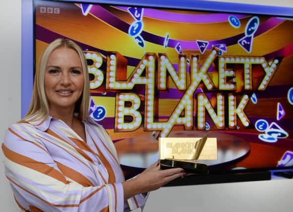 Blankety Blank contestant Lisa Russell (photo: Kerrie Beddows)
