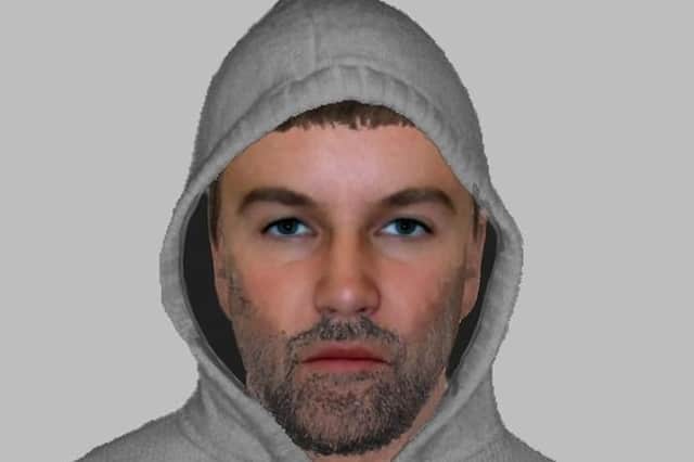 Have you seen this man? Police have issued this e-fit following an indecent assault