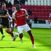 Former Rotherham United striker Freddie Ladapo who is now an Ipswich Town player