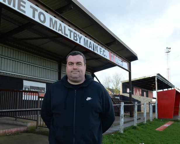KIERON WHITE: wants better football at Muglet Lane ... and that means no slope. Pictures by KERRIE BEDDOWS