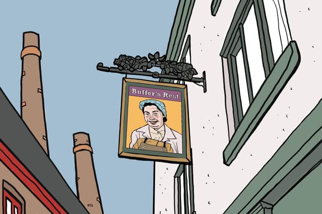 The Buffer's Rest - the fictional pub created by Pete McKee