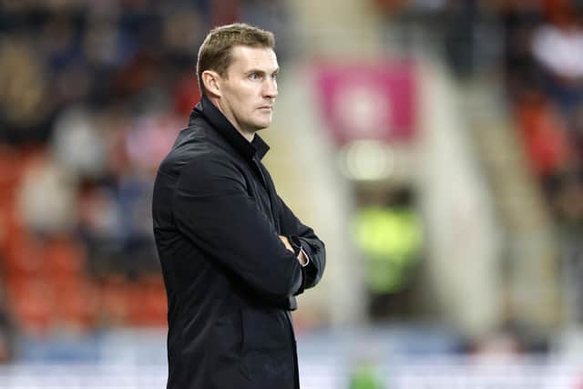 Rotherham United boss Matt Taylor watches the action unfold against Bristol City. Picture: Jim Brailsford