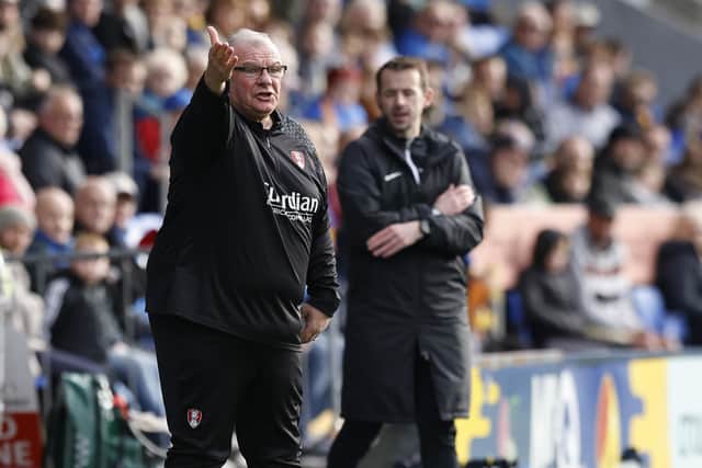 Rotherham United manager Steve Evans. Picture: Jim Brailsford