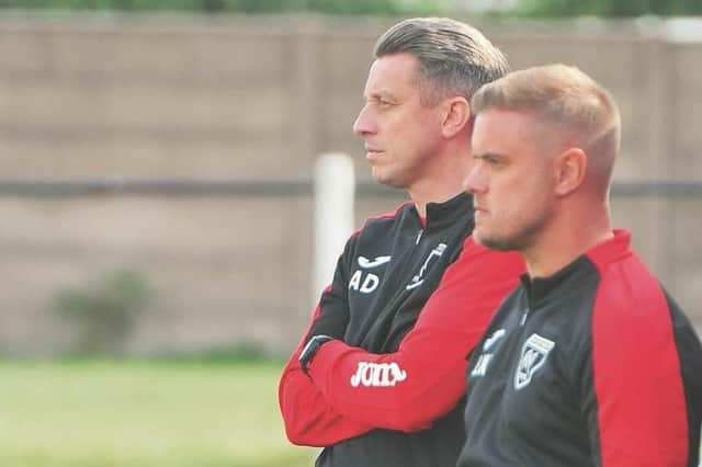 Andy Dawson and Lee Whitehead: back at Maltby Main FC
