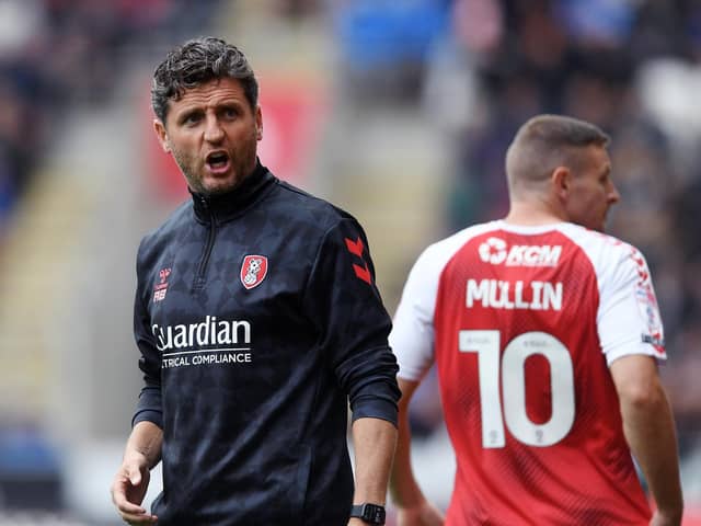 Rotherham United boss Alex Bruce