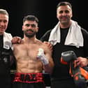 Taz Nadeem after his quickfire debut win. Picture by Connor McMain, GBM Sports