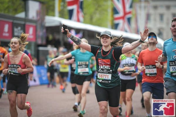 Rachel Rose in the London Marathon