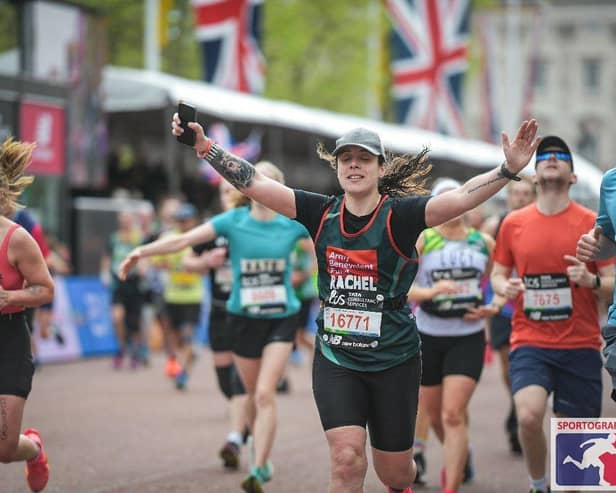 Rachel Rose in the London Marathon