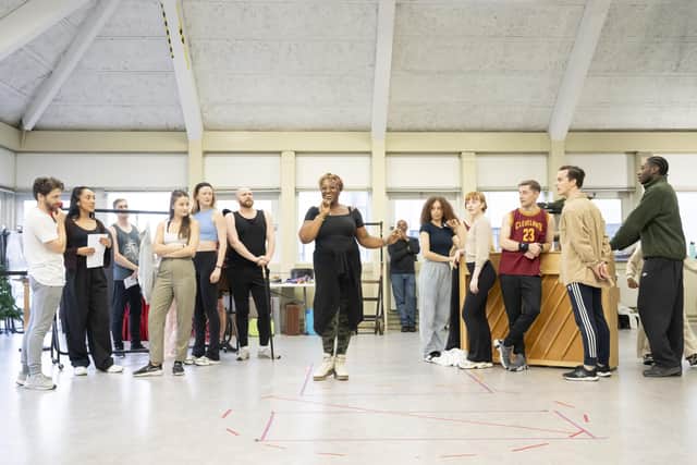 The cast in rehearsal - Credit: Johan Persson