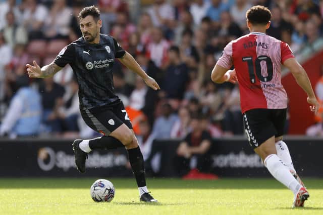 Grant Hall in action for Rotherham United at Southampton in the Championship last weekend. Picture: Jim Brailsford
