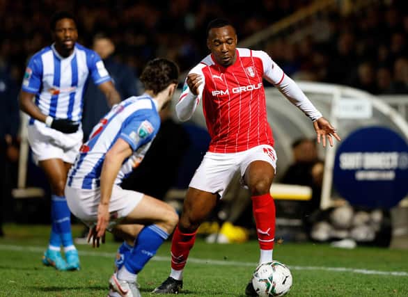 Tolaji Bola has been omitted from Rotherham United's squad list. Picture: Jim Brailsford