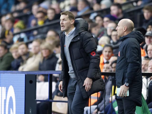 Rotherham United manager Matt Taylor in his last match in charge, at Watford. Picture: Jim Brailsford