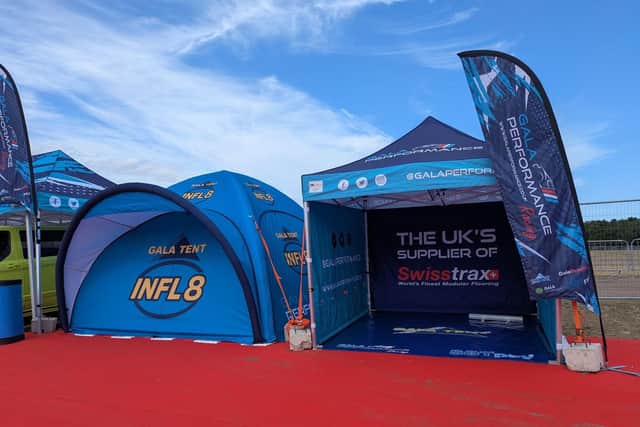 Vantage range of instant marquees and the INFL8 series of inflatable structures