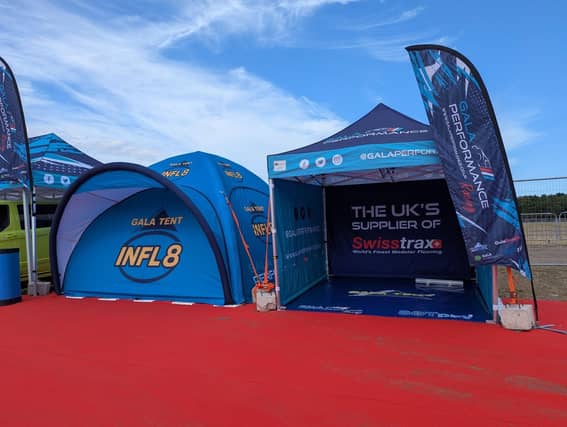Vantage range of instant marquees and the INFL8 series of inflatable structures