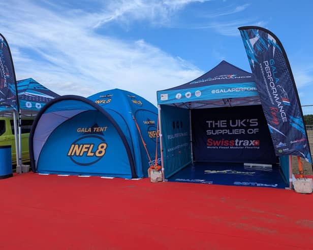 Vantage range of instant marquees and the INFL8 series of inflatable structures