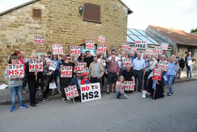 Bramley residents protesting in 2018