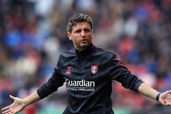 Rotherham United boss Alex Bruce