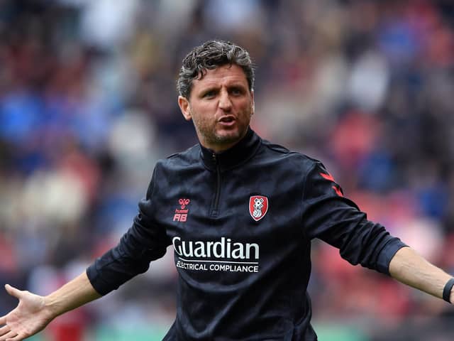 Rotherham United boss Alex Bruce