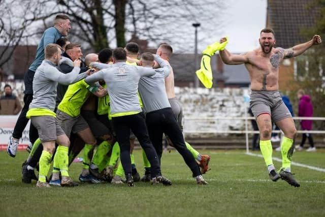 VICTORY: Party time for Park View. PICTURE: Julian Barker