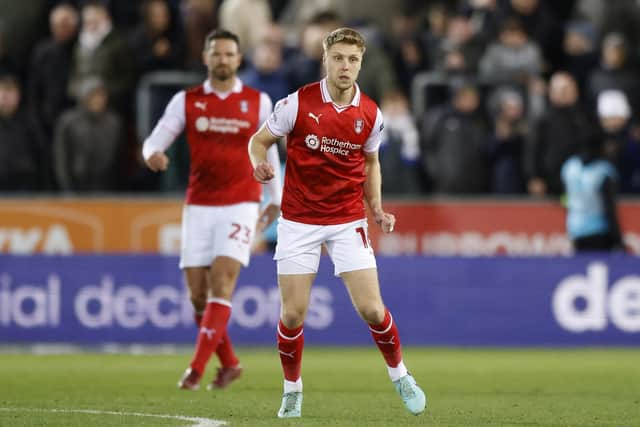 Jamie Lindsay, scorer of the winner for Rotherham United against Wayne Rooney's Derby County in 2020. Picture: Jim Brailsford