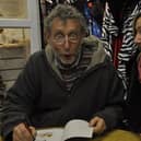 Michael Rosen with Deborah Bullivant at a previous event - photo by Jennifer Booth
