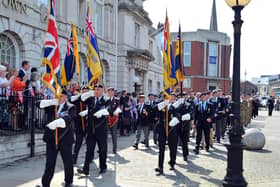 A previous Armed Forces Day parade in Rotherham town centre