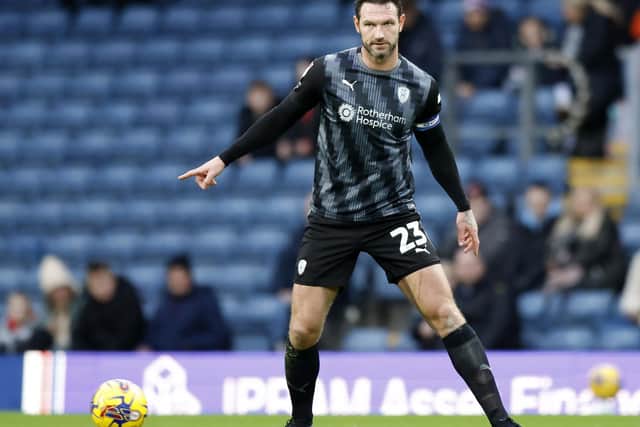 Sean Morrison plays his fourth match in ten days for Rotherham United at Blackburn Rovers. Picture: Jim Brailsford