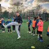 England and Chelsea star Cole Palmer is involved in the Re-Kicks initiative.