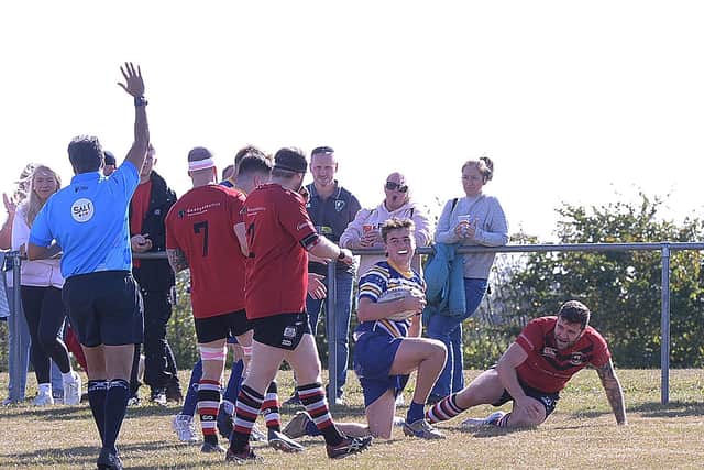 95 points ... Dinnington RUFC set a new club record