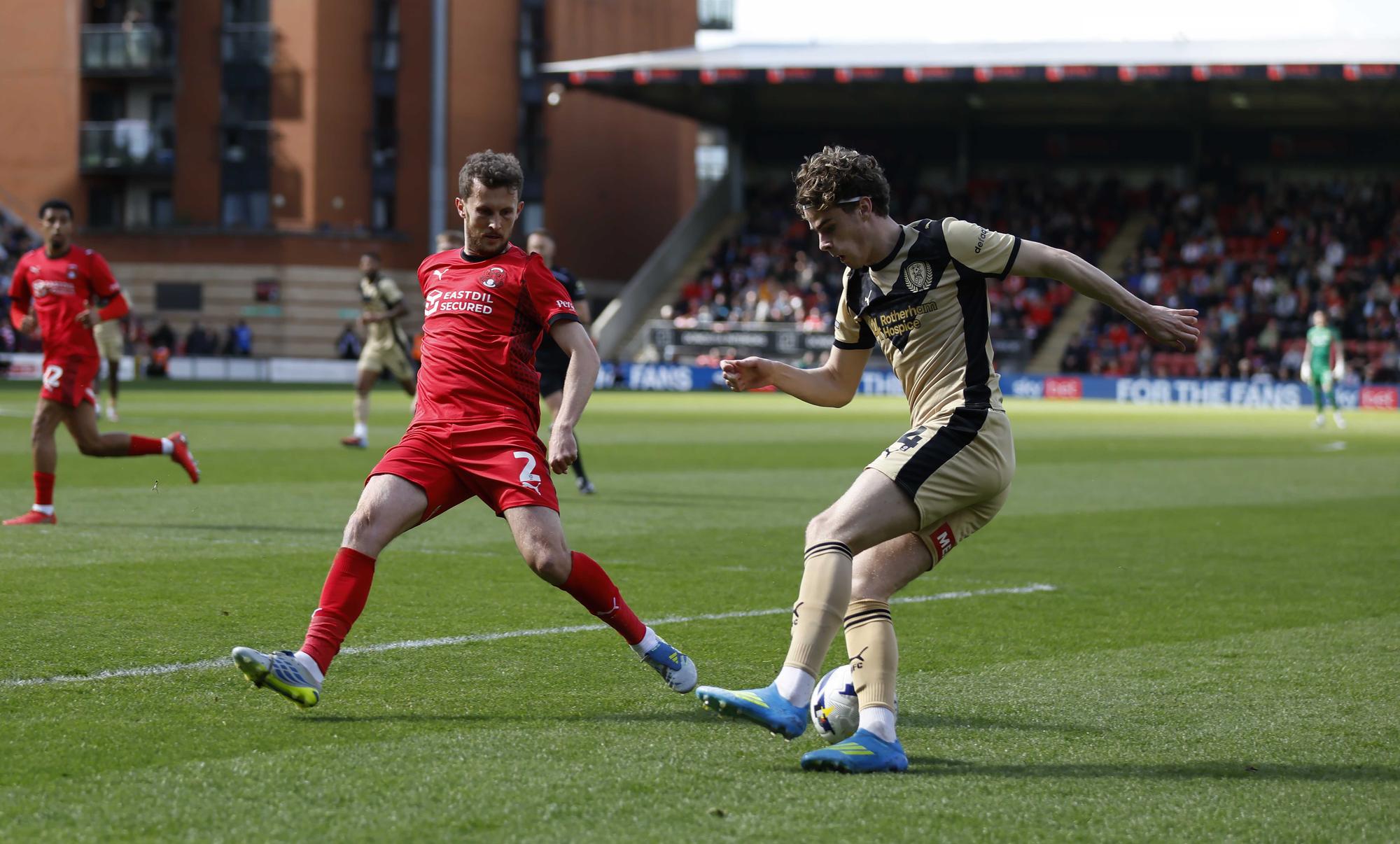 Harry Gray on scoring, his loan spell and new Rotherham United boss Lee ...